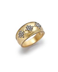 Belargo | Metallic Three Star Cigar Band Ring | Lyst