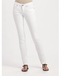 burberry white jeans