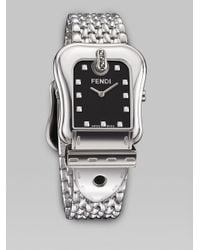 Fendi | Metallic B Milanese Watch | Lyst