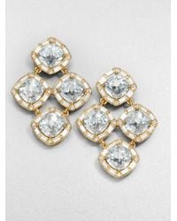 kate spade new york | Metallic Sparkle Chandelier Earrings | Lyst