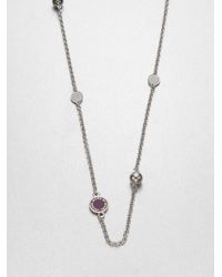 Marc By Marc Jacobs | Metallic Enamel Disc Pendant Necklace | Lyst