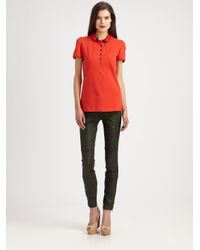 burberry polo womens orange