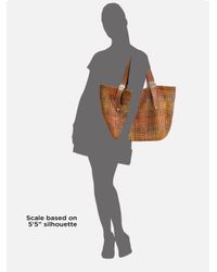 Jimmy Choo | Brown Phebe Woven Leather Shoulder Tote | Lyst