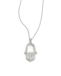 KC Designs | Metallic Diamond Hand Of God Necklace | Lyst