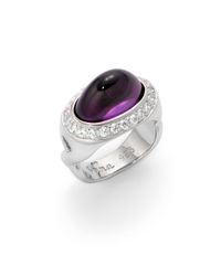 Majorica | Metallic Pyramid Ring | Lyst