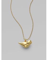 Marc By Marc Jacobs | Metallic Love Dove Pendant Necklace | Lyst