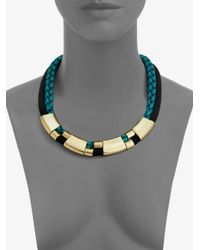 Orly Genger By Jaclyn Mayer | Blue Multirow Rope Necklace | Lyst