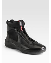 prada trainers high top