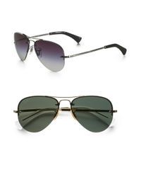 Ray-Ban | Metallic Rimless Aviator Sunglasses for Men | Lyst