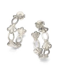 Slane | Metallic Bee Hoop Earrings | Lyst