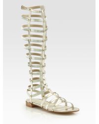 stuart weitzman tall gladiator sandals