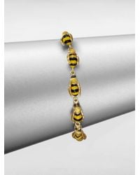 Delfina Delettrez | Metallic To Bee Or Not To Bee Bracelet | Lyst