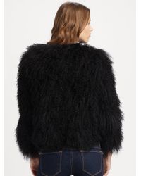 Michael kors mongolian fur coat Clearance
