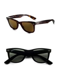 Ray-Ban | Black Wayfarer Sunglasses for Men | Lyst
