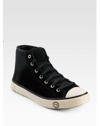 ugg black high top sneakers