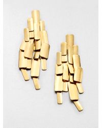 Aurelie Bidermann | Metallic Machu Pichu Earrings | Lyst