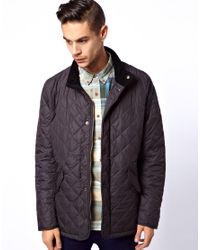 Barbour Barbour Chelsea Sports Quilt Jacket in Grey (Gray) for Men | Lyst