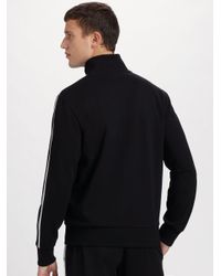 Extra Large Black BOSS Green Mens Skaz Regular Fit Track Jacket