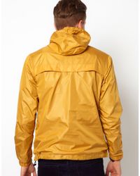 Fred Perry Overhead Cagoule Jacket in Yellow for Men - Lyst
