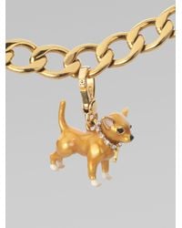 Juicy Couture | Metallic Chihuahua Charm | Lyst