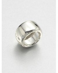 Pomellato | Metallic Sterling Silver Band Ring | Lyst