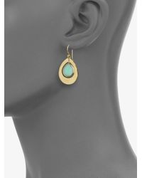 Ippolita | Mint Chrysoprase and 18k Gold Crinkle Earrings | Lyst