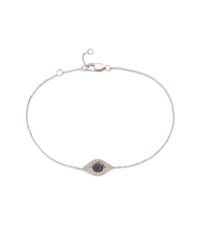 KC Designs | Metallic Diamond Sapphire Evil Eye Bracelet | Lyst