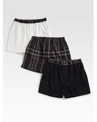 Burberry Boxer Set 3pack in Black for 
