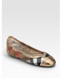 burberry pointed toe flats
