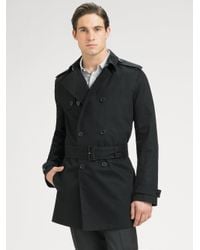 Dior Homme | Black Canvas Trench Coat for Men | Lyst