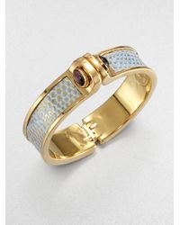 Kara Ross | Metallic Baby Shirt Cuff Lizard and Amethyst Bracelet | Lyst
