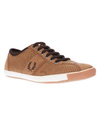 Fred Perry Bradley Wiggins Trainer in Brown for Men - Lyst