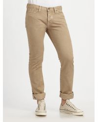 Vince | Black Vintage 5-pocket Twill for Men | Lyst