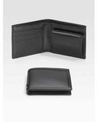 Gucci Coin Pocket Wallet in Black for 