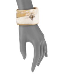 Kevia | Natural Horn Cross Bracelet | Lyst