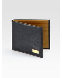 Ferragamo | Black Revival Dragon Slim Wallet for Men | Lyst