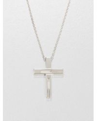 gucci mens cross necklace