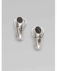 Lyst John Hardy Bamboo Black Shire Sterling Silver Small John Hardy