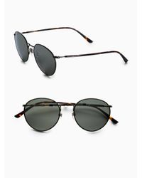 Polo Ralph Lauren | Small Round Sunglasses/Green Frames for Men | Lyst