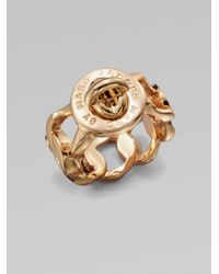 Marc By Marc Jacobs | Metallic Katie Turnlock Ring/rose Goldtone | Lyst