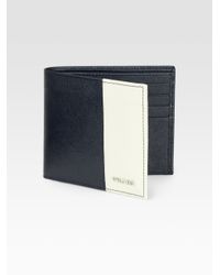 prada white leather wallet  
