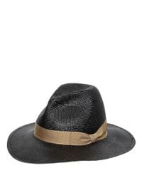 SuperDuper Hats | Black Boheme Panama Straw Hat | Lyst