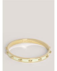 Alexander McQueen | White 3d Skinny Skull Bangle | Lyst
