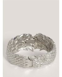 Alexander McQueen | Metallic Wing Skull Bangle | Lyst