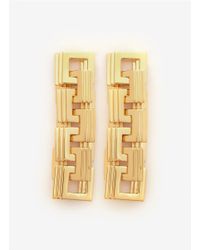 Eddie Borgo | Metallic Link Earrings | Lyst