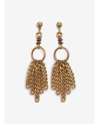 Ela Stone | Metallic Chain-tassel Earrings | Lyst
