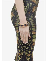 Lele Sadoughi | Black Stone Cube Bangle | Lyst