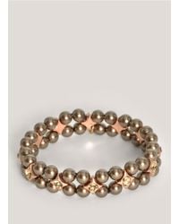 Philippe Audibert | Gray Two-row Grey Pearl Bracelet | Lyst