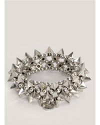 Philippe Audibert | Metallic Tworow Spike Bracelet | Lyst