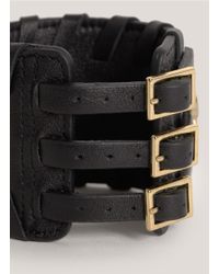 Thomas Wylde | Black Warrior Of Light Leather Bracelet | Lyst